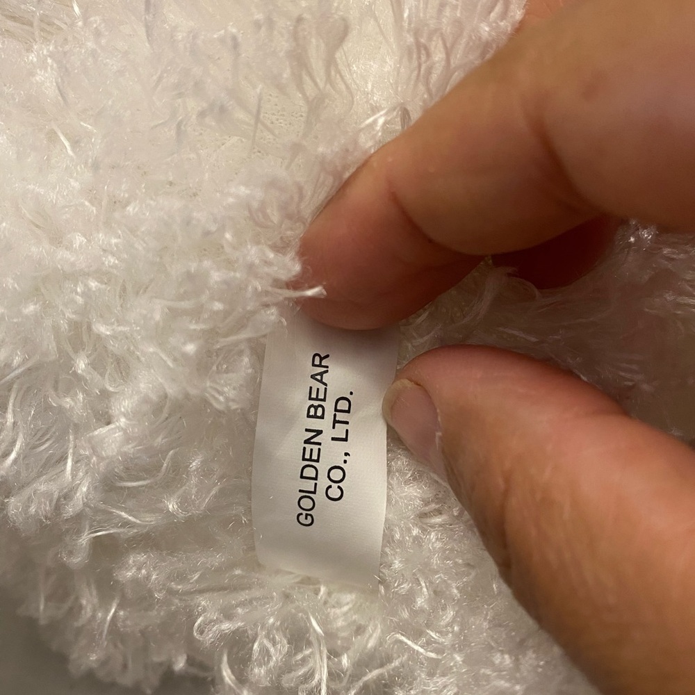 Plush Sheep Toy with Tan Accents - Picture 5 of 5